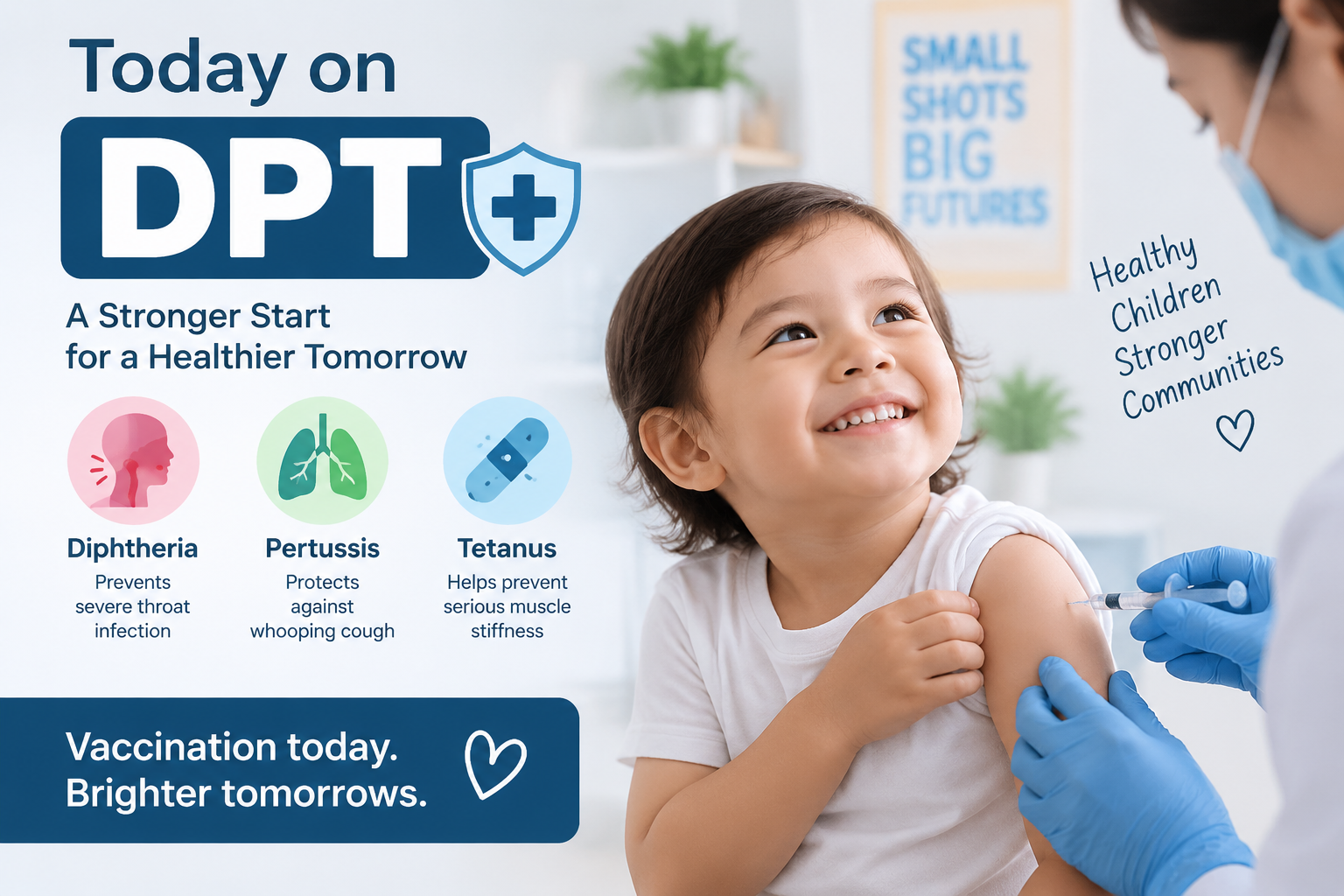 DPT vaccine (Diphtheria, Pertussis, Tetanus)